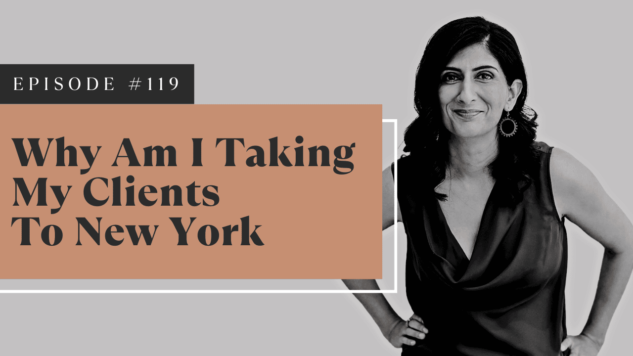 Why Am I Taking My Clients To New York